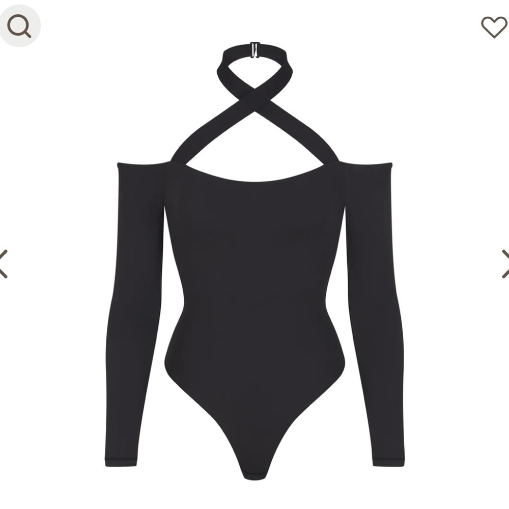 New Black bandage bodysuit SKIMS